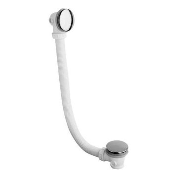 Bruckner - Bath set CLICK-CLACK white/shiny chrome