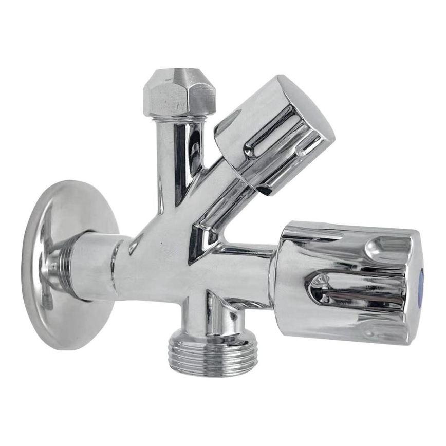 Bruckner - Combination valve shiny chrome
