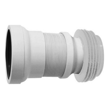 Bruckner - Flexible toilet pan connector 21-33 cm white