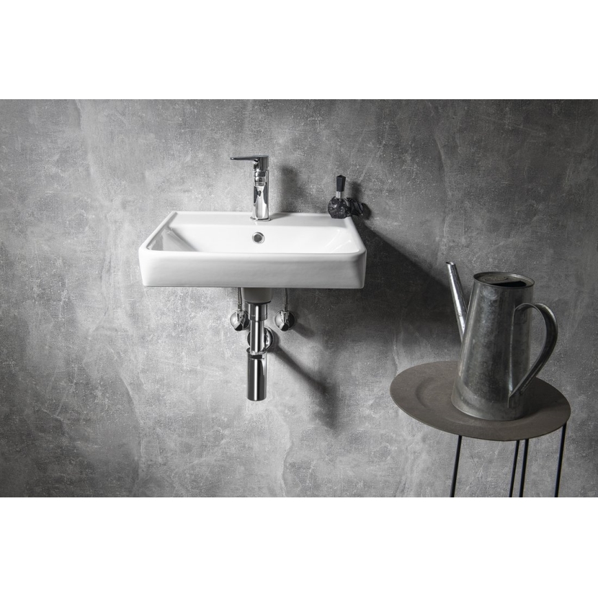 Bruckner - Inset basin NEON 45x41,5 cm ceramics/white