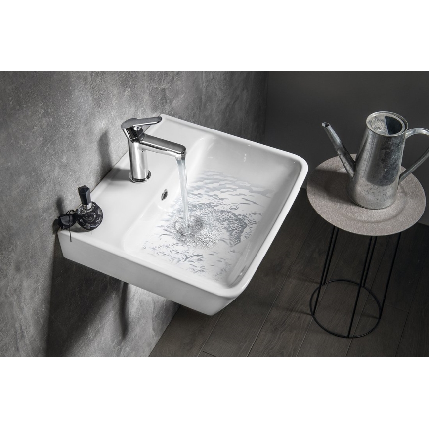 Bruckner - Inset basin NEON 45x41,5 cm ceramics/white