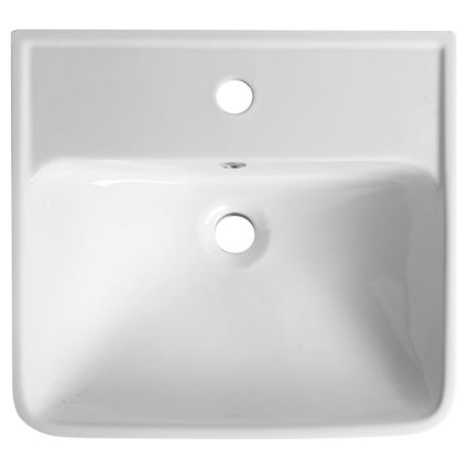 Bruckner - Inset basin NEON 50x41,5 cm ceramics/white