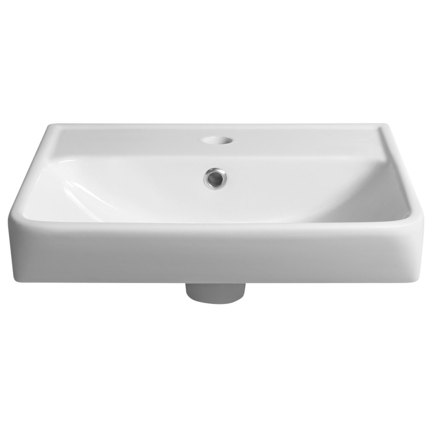 Bruckner - Inset basin NEON 50x41,5 cm ceramics/white