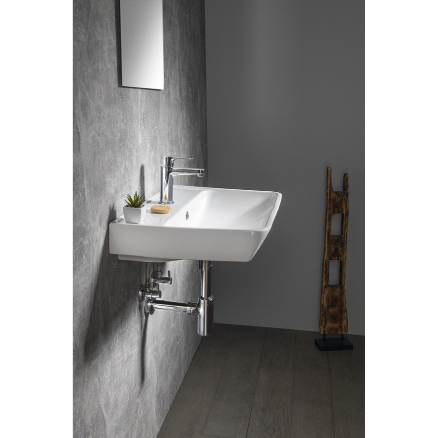 Bruckner - Inset basin NEON 60x41,5 cm ceramics/white