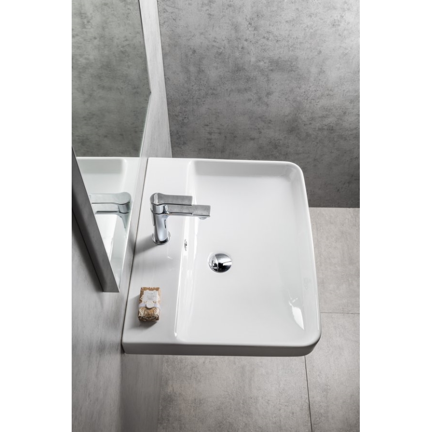 Bruckner - Inset basin NERON 60x48 cm white