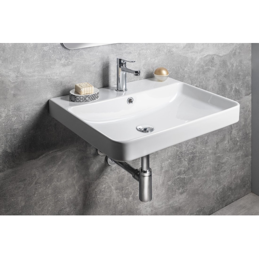 Bruckner - Inset basin NERON 60x48 cm white