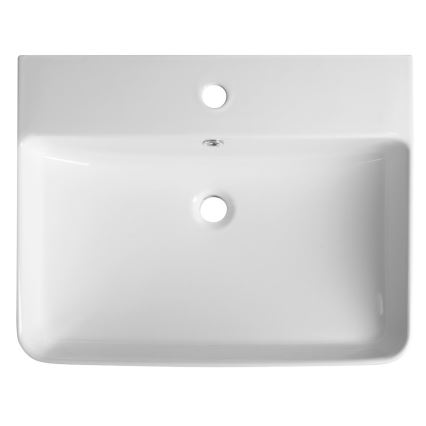 Bruckner - Inset basin NERON 60x48 cm white