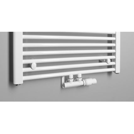 Bruckner - Thermostatic connection set for central connection WICHER white