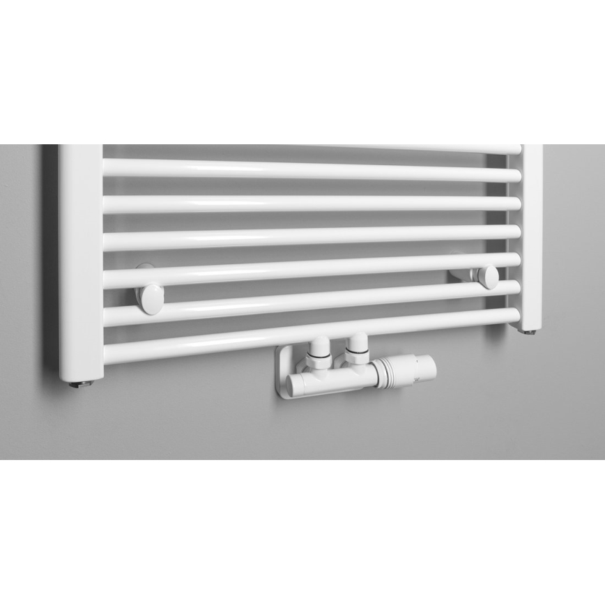 Bruckner - Thermostatic connection set for central connection WICHER white