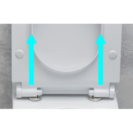 Bruckner - Toilet seat SoftClose FULDA SLIM white
