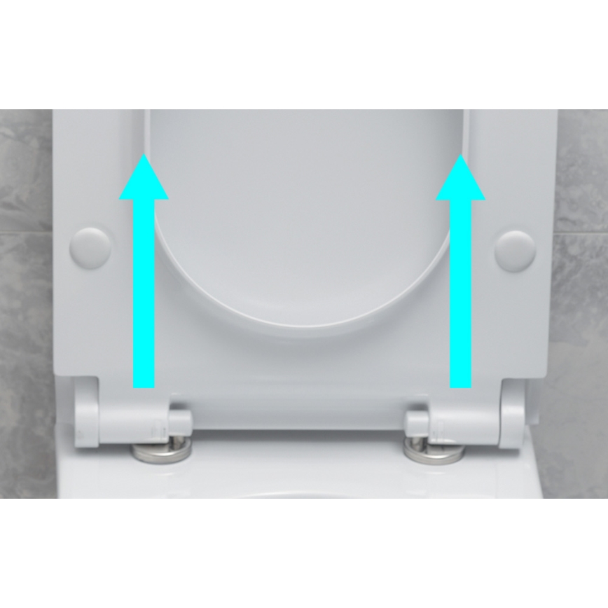 Bruckner - Toilet seat SoftClose FULDA SLIM white