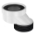 Bruckner - Toilet waste cuff fixed, eccentric black/white
