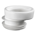 Bruckner - Toilet waste cuff fixed, eccentric white