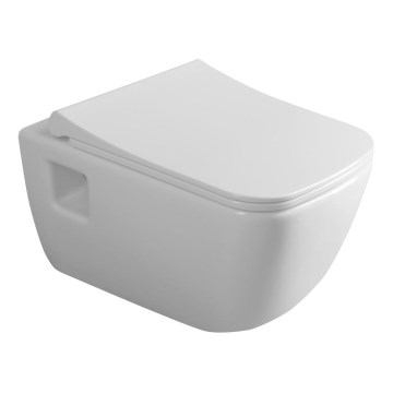 Bruckner - Wall-hung toilet Rimless WALTER ceramics/white