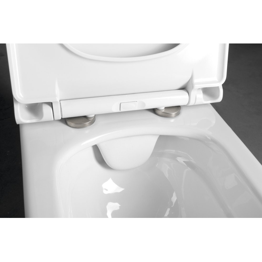 Bruckner - Wall-hung toilet Rimless WALTER ceramics/white