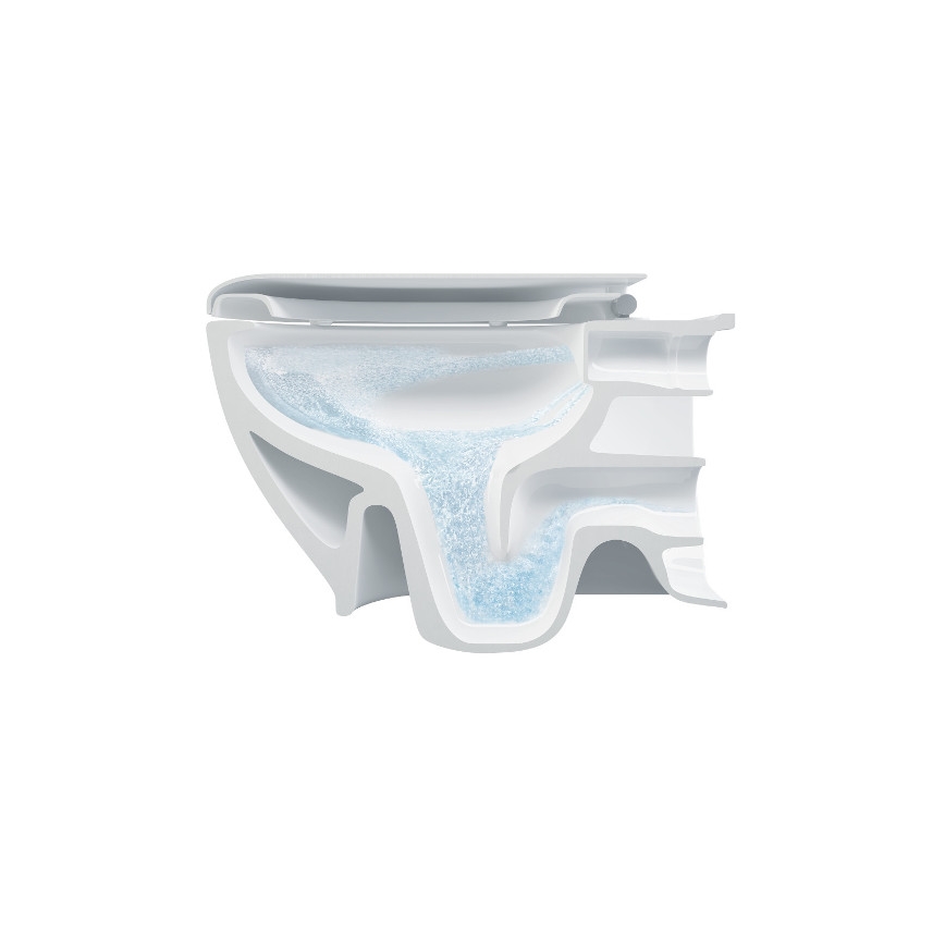 Bruckner - Wall-hung toilet Rimless WALTER ceramics/white
