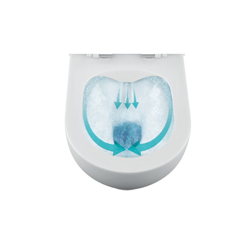 Bruckner - Wall-hung toilet Rimless WALTER ceramics/white
