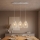 BRYLANT LED pendant light on cable, 3xE27/60W/230V, white