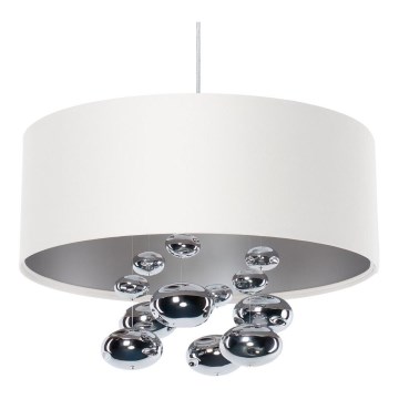 BUBBLE cable-hung pendant light 1xE27/60W/230V, Ø 40 cm, white