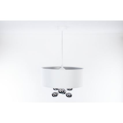 BUBBLE cable-hung pendant light 1xE27/60W/230V, Ø 40 cm, white