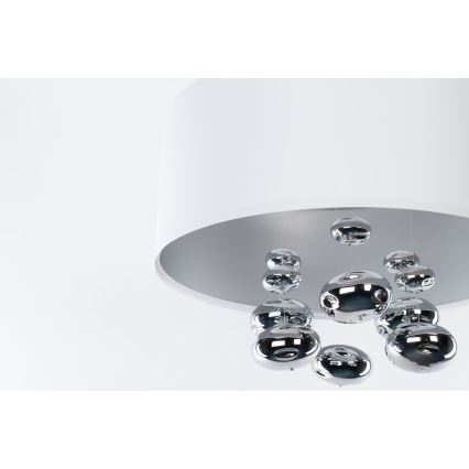 BUBBLE cable-hung pendant light 1xE27/60W/230V, Ø 40 cm, white