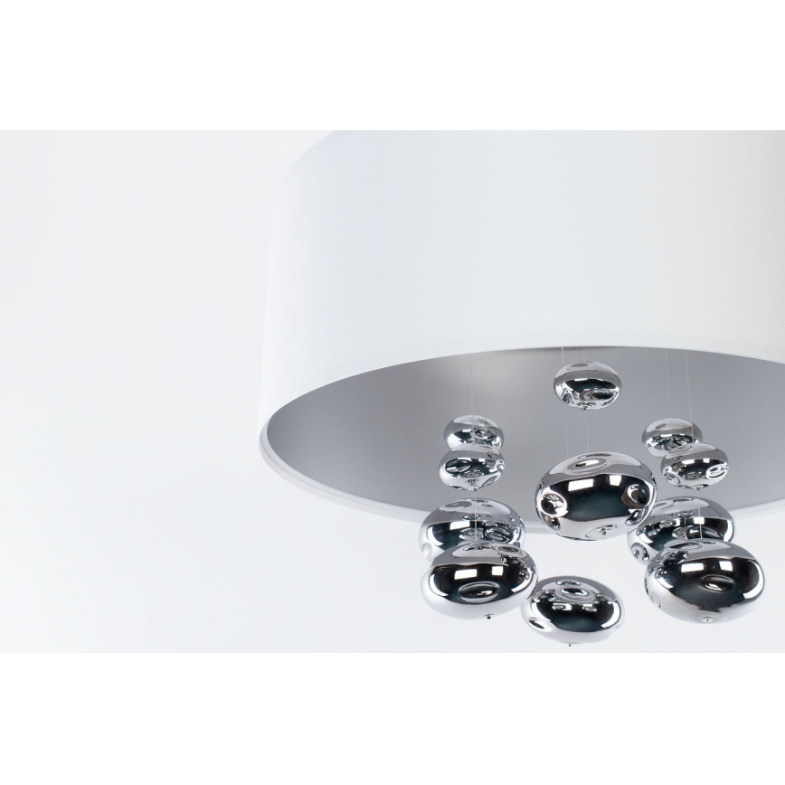 BUBBLE cable-hung pendant light 1xE27/60W/230V, Ø 40 cm, white