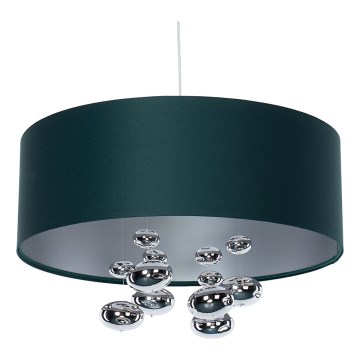 BUBBLE cable pendant light 1x E27/60W/230V Ø 40 cm green