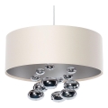 BUBBLE Cable Pendant Light 1xE27/60W/230V, Ø 50 cm, Beige