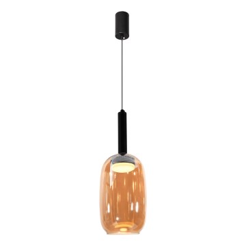 BUENO cable-hung pendant light 1xGX53/9W/230V Ø 15 cm smoked brown