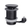 Built-in outlet with 10W wireless charging, 1x mains socket + USB-A & USB-C, black