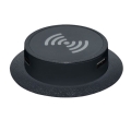 Built-in wireless charger + USB A+C black