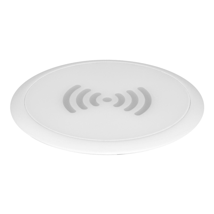 Built-in wireless charger white