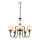 BUSAN chain chandelier 5xE27/40W/230V gold