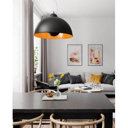 ByRydens - CAPTAIN Cable Pendant Light 1xE27/7W/230V, Black