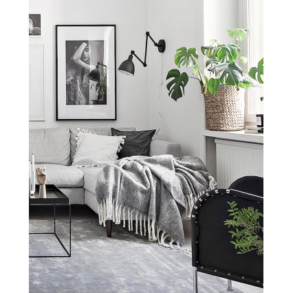 ByRydens - Dimmable wall lamp BAZAAR 1xE27/5W/230V black