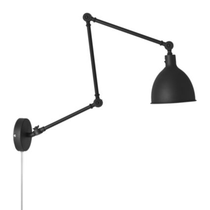 ByRydens - Dimmable wall lamp BAZAAR 1xE27/5W/230V black