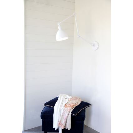 ByRydens - Dimmable wall lamp BAZAAR 1xE27/5W/230V white