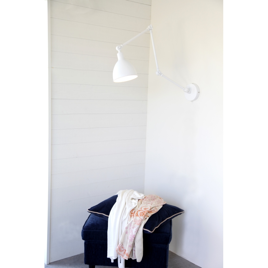 ByRydens - Dimmable wall lamp BAZAAR 1xE27/5W/230V white