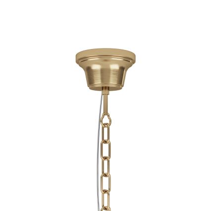 ByRydens - Chandelier on a chain HERMINE 1xE27/5W/230V brass d. 34 cm