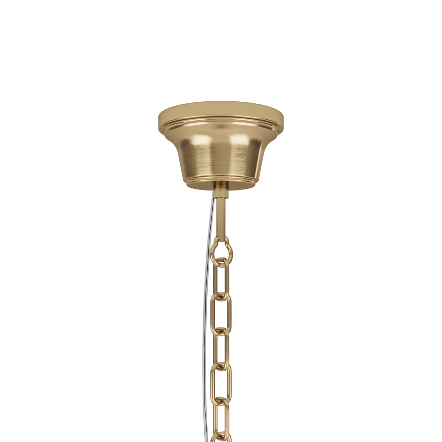 ByRydens - Chandelier on a chain HERMINE 1xE27/5W/230V brass d. 34 cm