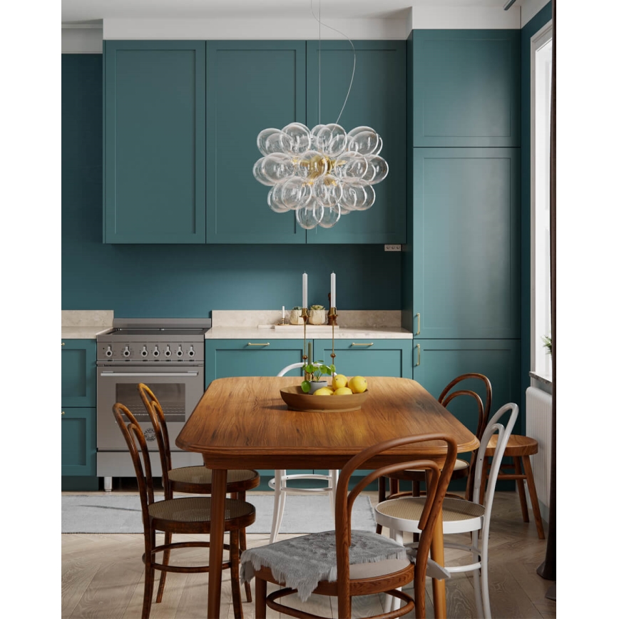 ByRydens - GROSS cable pendant light 8xG9/5W/230V clear