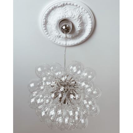 ByRydens - Chandelier on a string GROSS 8xG9/4W/230V clear d. 50 cm