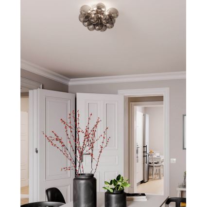 ByRydens - Ceiling light GRANDE 3xG9/4W/230V smoky/black d. 30 cm