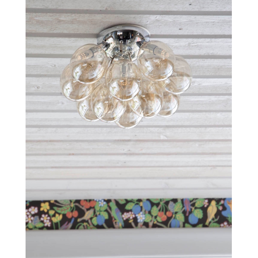 ByRydens - Ceiling light GRANDE 3xG9/4W/230V smoky/brown d. 30 cm