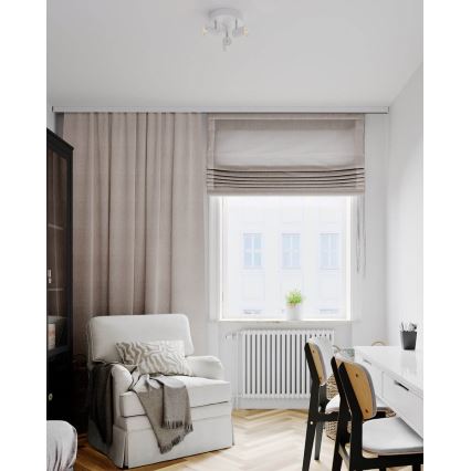 ByRydens - Spotlight CORRECT 3xGU10/7W/230V white d. 20 cm