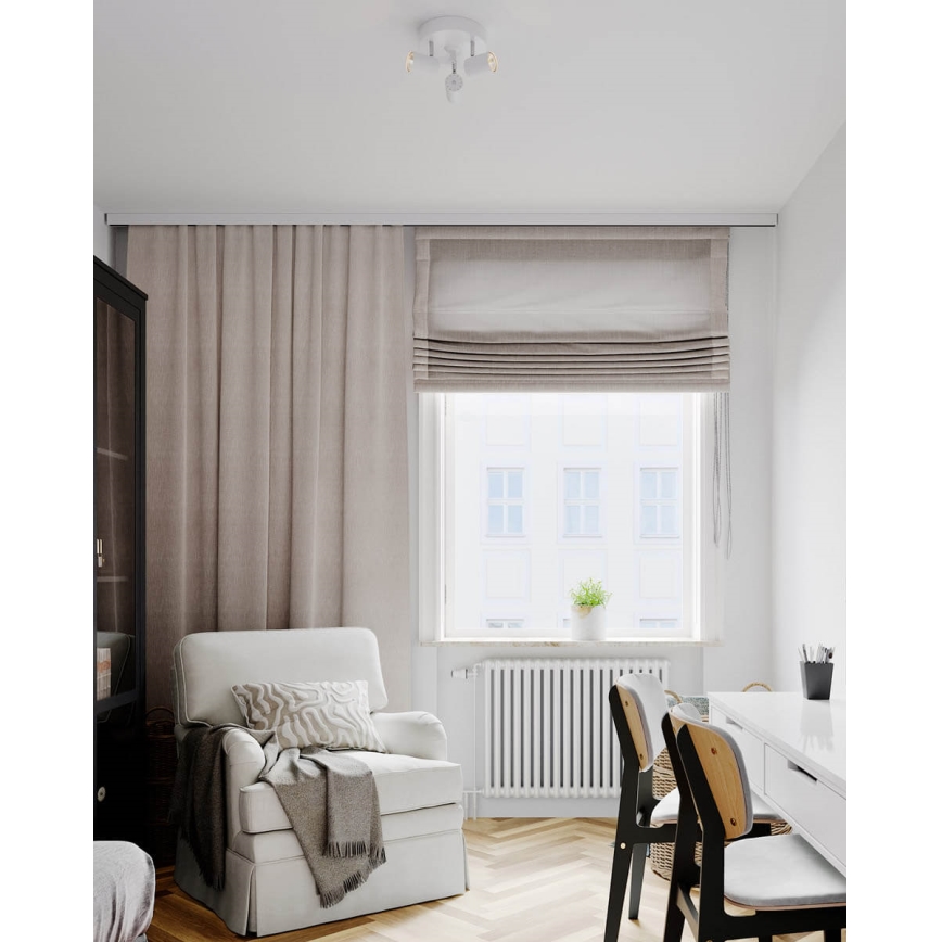 ByRydens - Spotlight CORRECT 3xGU10/7W/230V white d. 20 cm