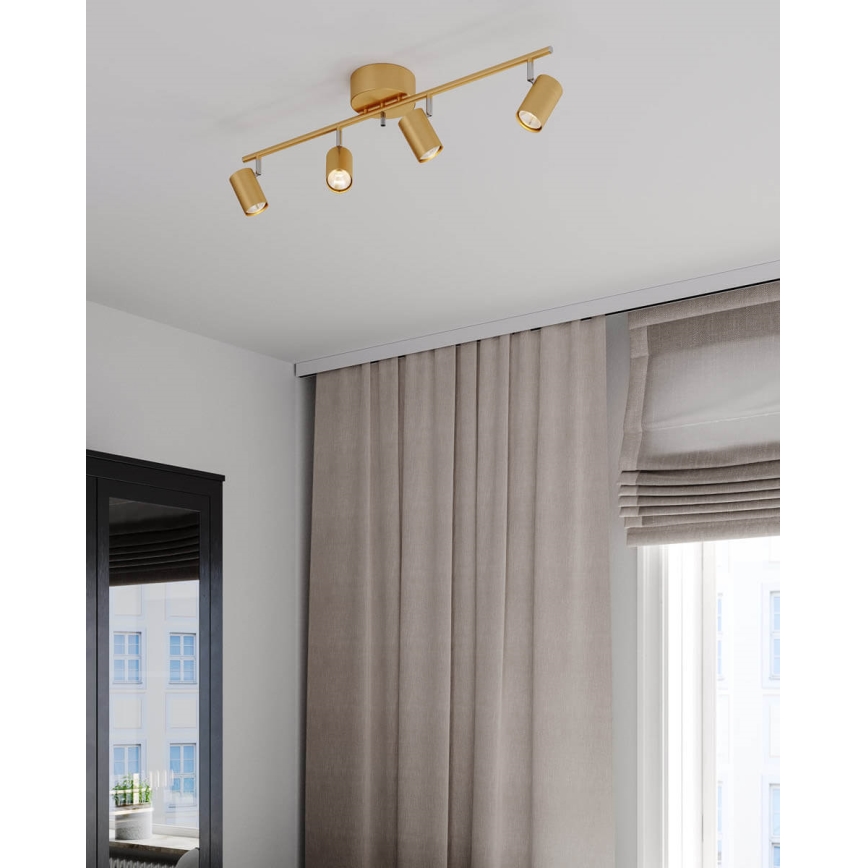 ByRydens - Spotlight CORRECT 4xGU10/7W/230V gold