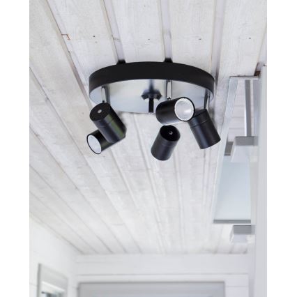 ByRydens - Spotlight CORRECT 5xGU10/7W/230V white d. 30 cm