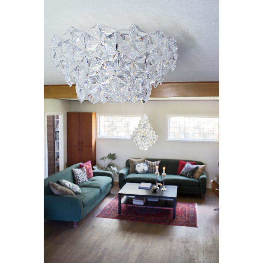 ByRydens - Ceiling light MONARQUE 3xE27/5W/230V clear d. 51 cm