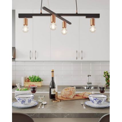 ByRydens - ZEONA Cable Pendant Light 4xE27/5W/230V